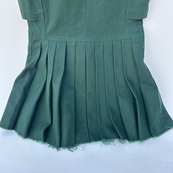 Alexander McQueen Fall Winter 18 Army Green Structured Midi Dress 38 Runway - Picture 10 of 13